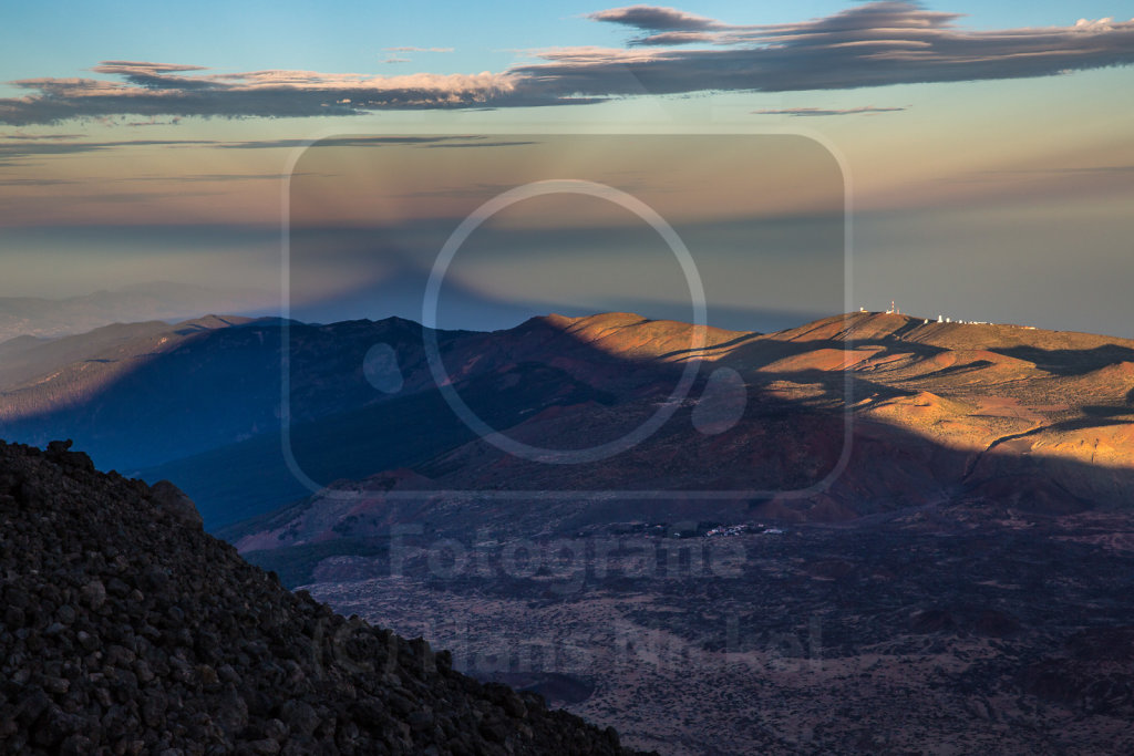 Schattenstrahlen des Teide