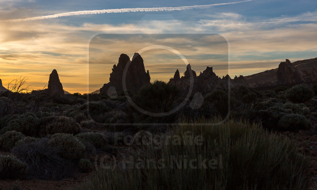 Abendstimmung in den Canadas del Teide