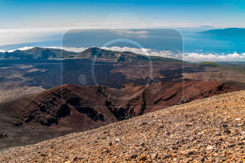 Narices del Teide mit Blick nach Westen